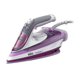 مكواة بخار Braun TexStyle 5 Pro (SI5037VI) – ٢٧٠٠ واط، انزلاق 360° بتقنية FreeGlide 3D، نعل SuperCeramic