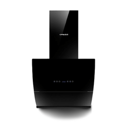 شفاط مطبخ OFRAGAS DL-913 – عرض 90 سم، أسود، شفط 550–1000 م³/س، إضاءة ليد